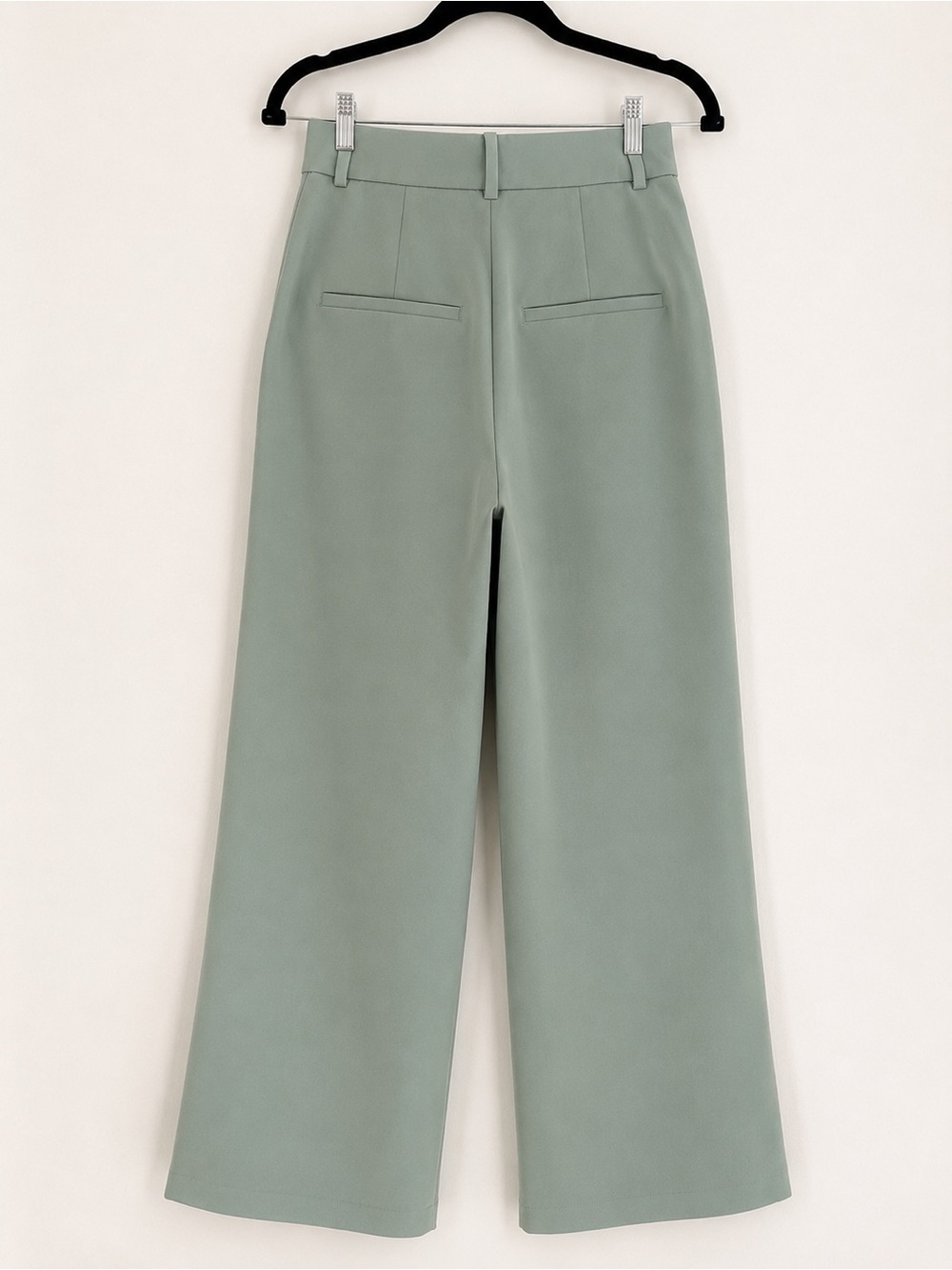 Abercrombie & Fitch Curve Love Sage Wide Leg Trouser Pants Size 27 - Picture 2 of 5